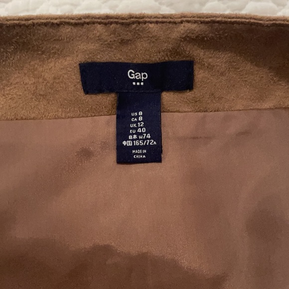 Faux suede gap skirt - Picture 2 of 4
